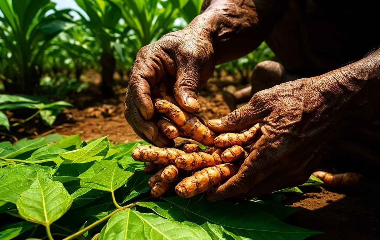 Harvesting Raw Botanicals